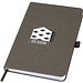 Fabianna Hardcover Notizbuch aus Crush-Papier, kaffeebraun