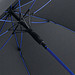 FARE® Automatik-Stockschirm Windproof, schwarz-euroblau