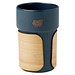 Fika 340 ml Becher mit Bambushülle, Hale Blue
