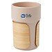 Fika 340 ml Becher mit Bambushülle, Oatmeal