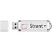 Flat USB-Stick, weiss, 8GB