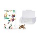 Flower-Card mit Samen, Margerite, 1-seit. Druck