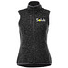 ELEVATE Damen Weste Fontaine Bodywarmer, Heather Smoke, S ELEVATE Damen Weste Fontaine Bodywarmer, Heather Smoke, S