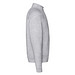 FRUIT OF THE LOOM® Unisex Sweatshirt Zip-Neck, grau, M