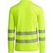 Sicherheits-Langarm-Poloshirt, L, Neon-Gelb