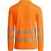 Sicherheits-Langarm-Poloshirt, XL, Neon-Orange