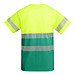 Funktionsshirt Tauri mit kurzen Ärmeln, XXXXL, garden green/fluor yellow