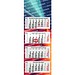 Geiger-Notes Monatskalender Quadro Light 4 Bestseller, Benelux, inkl. Druck, hellgrau