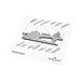 ROMINOX® Key Tool Cargo Ship / Containerschiff (19 Funktionen) im Motiv-Mäppchen Frohe Ostern, grün