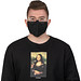 Gesichtsmaske aus Baumwolle, schwarz Gesichtsmaske aus Baumwolle, schwarz