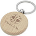 Giovanni runder Schlüsselanhänger aus Buchenholz, holz
