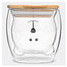 Glas BAMBOO BEAR,braun, transparent