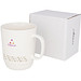 Glimpse durchsichtige Keramiktasse, 470 ml, weiß Glimpse durchsichtige Keramiktasse, 470 ml, weiß