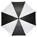 Golfschirm Raindrops, weiß-schwarz Golfschirm Raindrops, weiß-schwarz