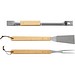Grillbesteck NATURE BBQ,braun, silber