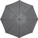 Großer Regenschirm aus Polyester, grau