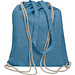 Gym-Cottonbag aus recycelter Baumwolle, blau