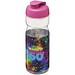H2O Active® Base 650 ml Sportflasche mit Klappdeckel, transparent/rosa