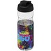 H2O Active® Base 650 ml Sportflasche mit Klappdeckel, transparent/schwarz