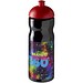 H2O Active® Base 650 ml Sportflasche mit Stülpdeckel, schwarz/rot