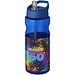 H2O Active® Base Tritan™ 650 ml Sportflasche mit Ausgussdeckel, blau/blau