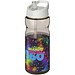 H2O Active® Base Tritan™ 650 ml Sportflasche mit Ausgussdeckel, kohle/weiß