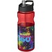 H2O Active® Base Tritan™ 650 ml Sportflasche mit Ausgussdeckel, rot/schwarz