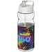 H2O Active® Base Tritan™ 650 ml Sportflasche mit Ausgussdeckel, transparentklar/weiß