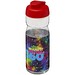 H2O Active® Base Tritan™ 650 ml Sportflasche mit Klappdeckel, transparentklar/rot