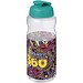 H2O Active® Big Base 1L Sportflasche mit Klappdeckel, aquablau
