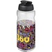 H2O Active® Big Base 1L Sportflasche mit Klappdeckel, schwarz