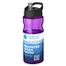 H2O Active® Eco Base 650 ml Sportflasche mit Ausgussdeckel, lila/ schwarz