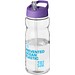 H2O Active® Eco Base 650 ml Sportflasche mit Ausgussdeckel, transparent/lila