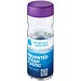 H2O Active® Eco Base 650 ml Sportflasche mit Drehdeckel, transparent/lila