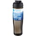 H2O Active® Eco Tempo 700 ml Sportflasche mit Klappdeckel, schwarz