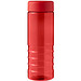 H2O Active® Eco Treble 750 ml Sportflasche mit Drehdeckel, rot, rot