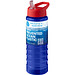 H2O Active® Eco Treble 750 ml Sportflasche mit Stülpdeckel & Trinktülle, blau, rot