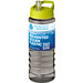 H2O Active® Eco Treble 750 ml Sportflasche mit Stülpdeckel & Trinktülle, kohle, limone
