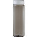 H2O Active® Eco Vibe 850 ml Wasserflasche mit Drehdeckel, kohle, weiß