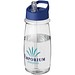 H2O Active® Pulse 600 ml Sportflasche mit Ausgussdeckel, transparent/blau