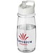 H2O Active® Pulse 600 ml Sportflasche mit Ausgussdeckel, transparent/weiß