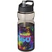 H2O Base Sportflasche mit Ausgussdeckel, 650 ml, charcoal,schwarz
