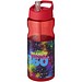 H2O Base Sportflasche mit Ausgussdeckel, 650 ml, rot