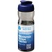 H2O Eco Sportflasche mit Klappdeckel, 650 ml, kohle/royalblau