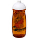H2O Pulse Sportflasche mit Stülpdeckel und Infusor, 600 ml, transparent orange,weiss H2O Pulse Sportflasche mit Stülpdeckel und Infusor, 600 ml, transparent orange,weiss