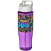 H2O Tempo Sportflasche mit Ausgussdeckel, 700 ml, lila/weiss