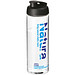 H2O Vibe 850 ml Sportflasche mit Klappdeckel, transparent,schwarz H2O Vibe 850 ml Sportflasche mit Klappdeckel, transparent,schwarz