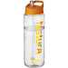 H2O Vibe Sportflasche mit Ausgussdeckel, 850 ml, transparent,orange H2O Vibe Sportflasche mit Ausgussdeckel, 850 ml, transparent,orange