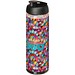 H2O Vibe Sportflasche mit Klappdeckel, 850 ml, charcoal,schwarz