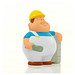 Herr Bert® Anti-Stress-Figuren Maurer Bert, weiß